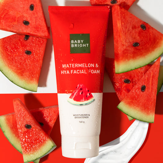 Baby Bright- Watermelon & Hya Facial Foam 160g Baby Bright (F)