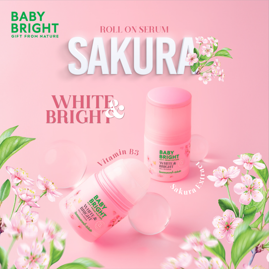 Baby Bright- White & Bright Roll On Serum 50ml  (B)