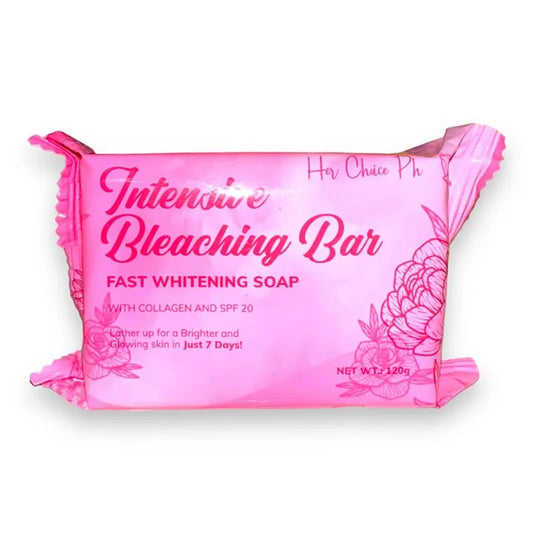 Her Choice Ph- Intensive Bleaching Bar Fast Whitening Soap with Collagen and SPF20 120g