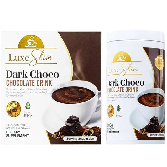 Luxe Slim- Dark Choco-Chocolate Drinks with Dark Cocoa Extract