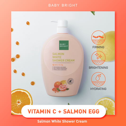 Baby Bright- Salmon White Shower Cream 750ml Baby Bright (B)