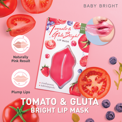 Baby Bright- Tomato & Gluta Bright Lip Mask 10g  (F)