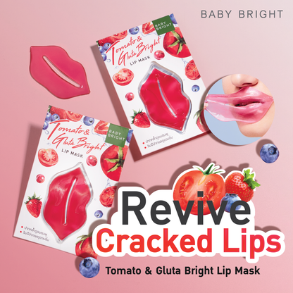 Baby Bright- Tomato & Gluta Bright Lip Mask 10g  (F)