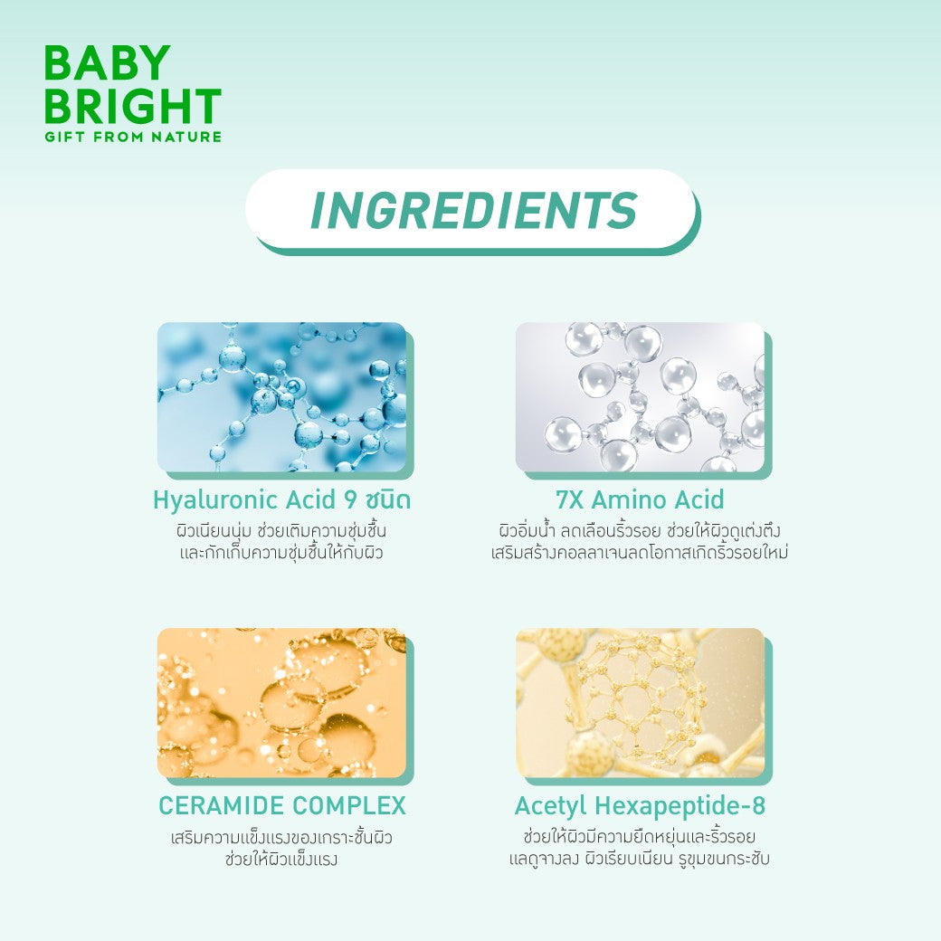 Baby Bright- Rejulight Fill-lagen Hydrogel Mask 20g (F)